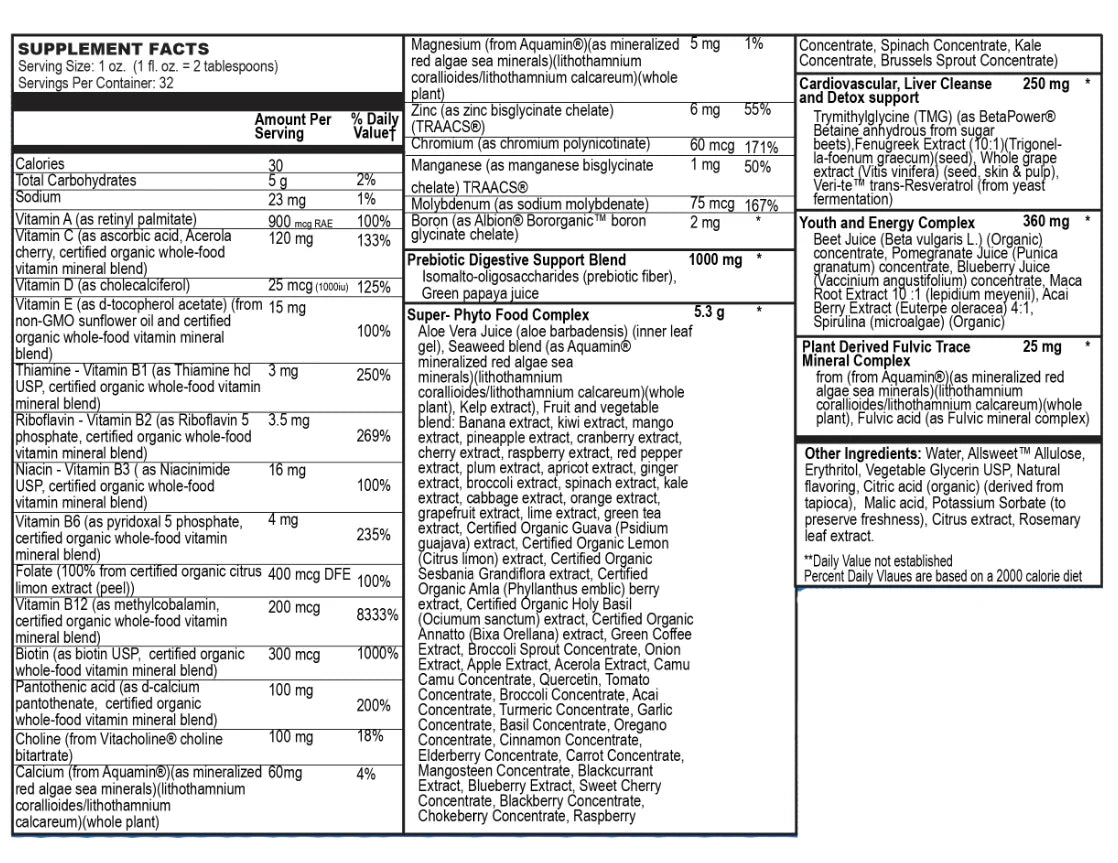 VITAGIVE LIQUID VITAMIN - 1 Ounce FREE SAMPLER