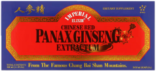 Imperial Elixir, Chinese Red Panax Ginseng Extractum, 10 Bottles, 0.34 fl oz (10 ml) Each