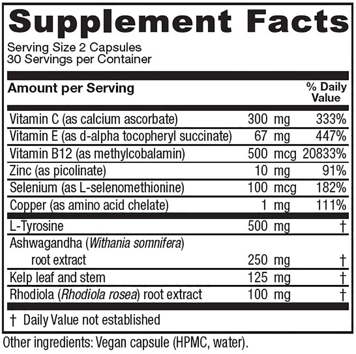 Thyrofem Thyroid Supplement by Vitanica (1x60 CAP)