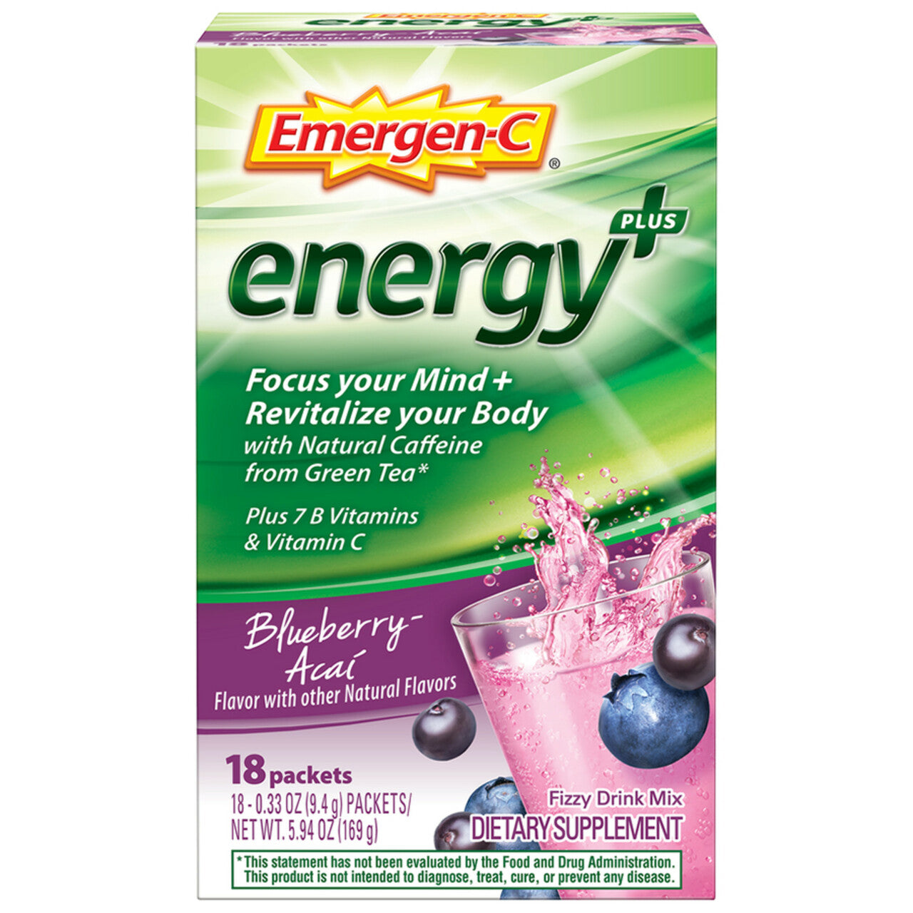 EMERG +ENRGY BLUBRY ACAI ( 1 X 18 CT   )