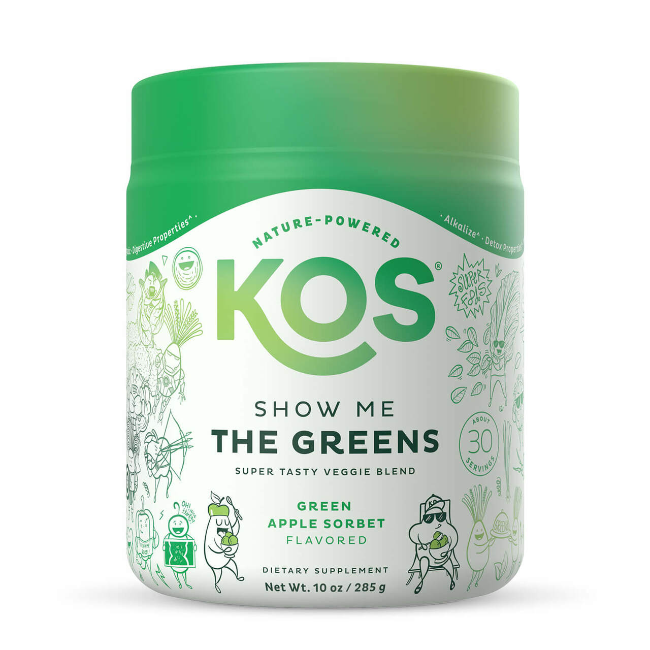 KOS VEG BLND THE GRN ( 1 X 9.38 OZ   )