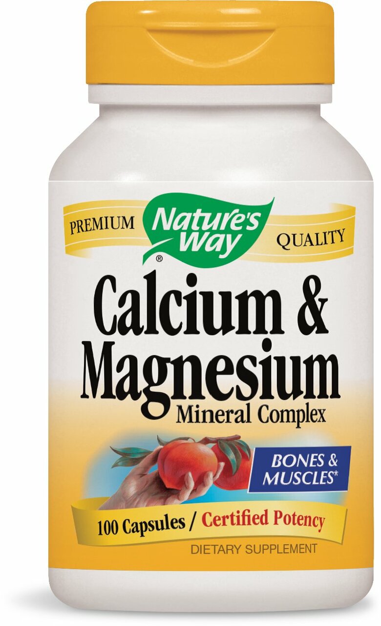 Nature's Way Calcium/Mag 500/250 (1x100CAP )