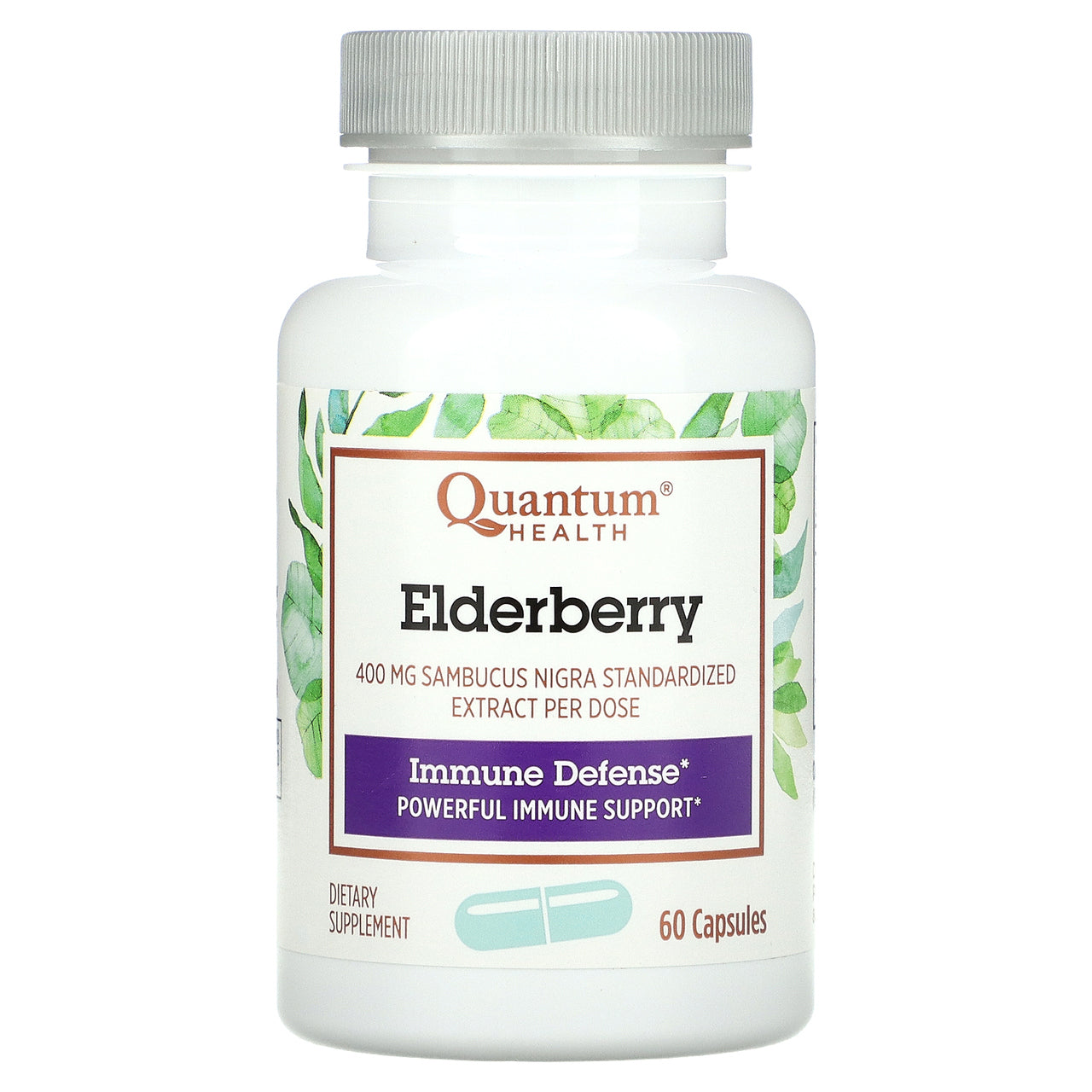 Quantum Health Elderberry Extract 400mg (1x60 CAP)