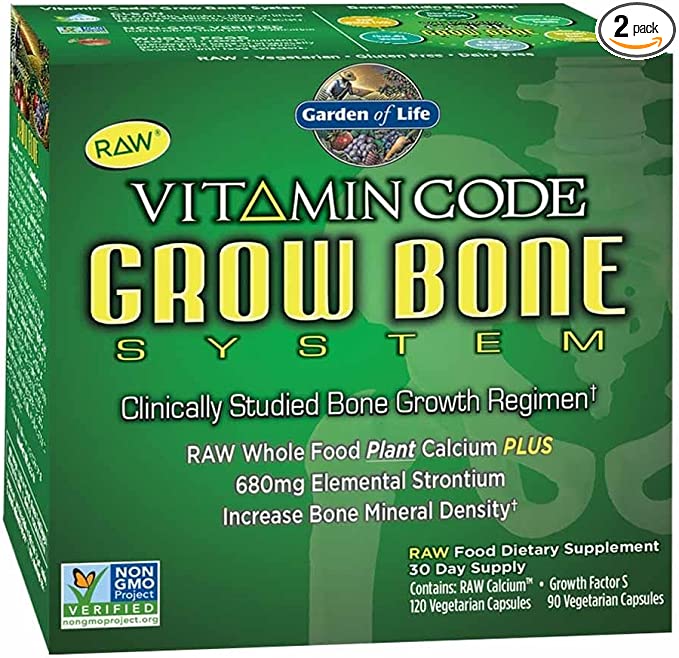 Garden of Life Vitamin Code Grow Bone 2-Pack