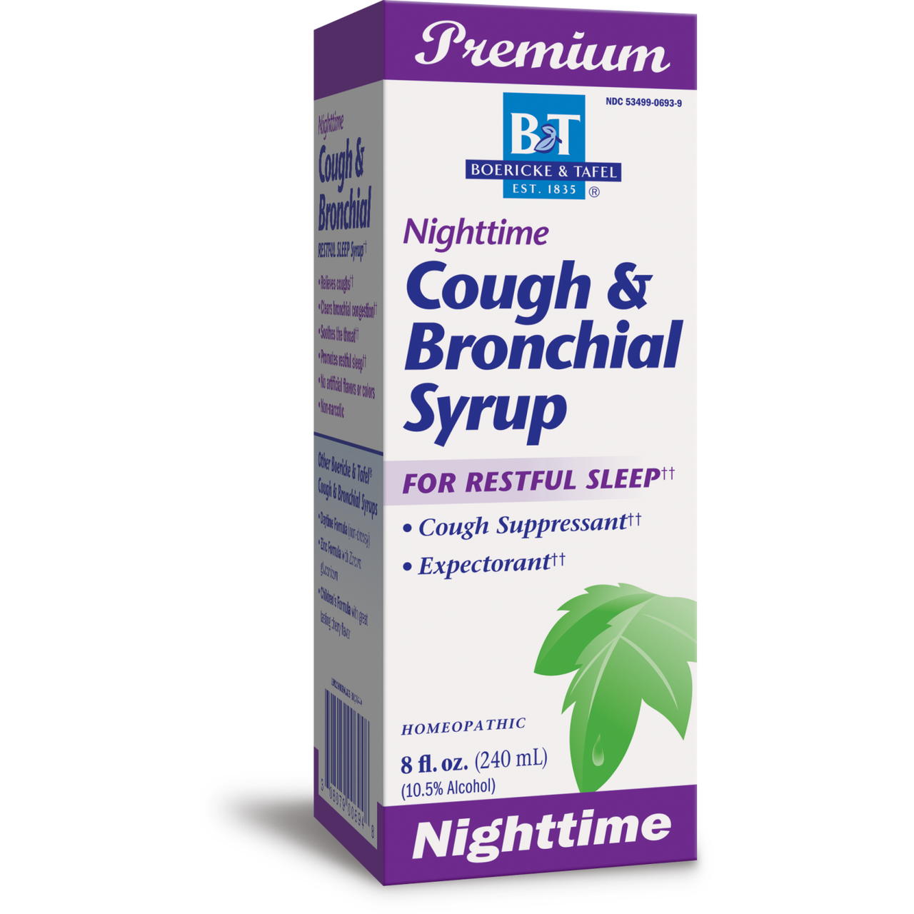 Boericke & Tafel Nighttime Cough & Bronchial Syrup (1x8 Oz)